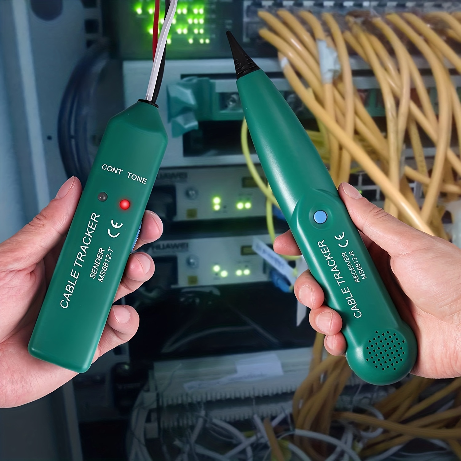 Tester Comprobador de Cables Red RJ45 RJ11 LAN de segunda mano por