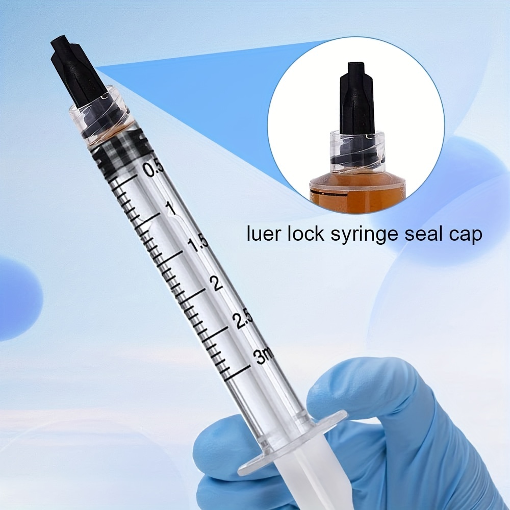 Blunt Tip Syringe With Needle - Resin Refilling Glue Lube Liquid Plastic  Syringes, 0.1oz/cc Syringes For Lip Gloss Base Ink Precision Oil Craft  Applic
