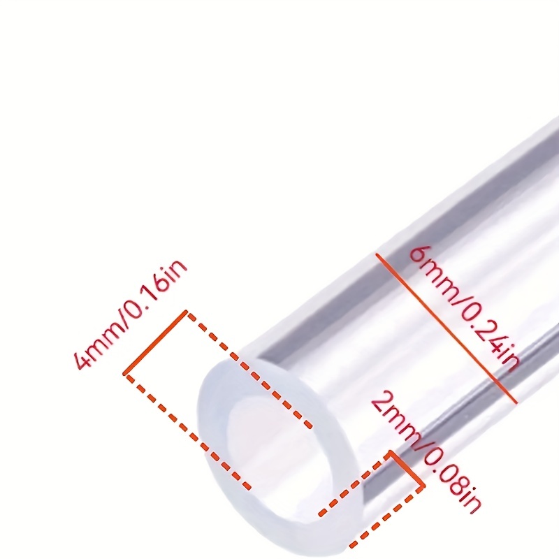 Standard Airline Tubing For Aquariums,, Clear And Resists Kinking, Safe
