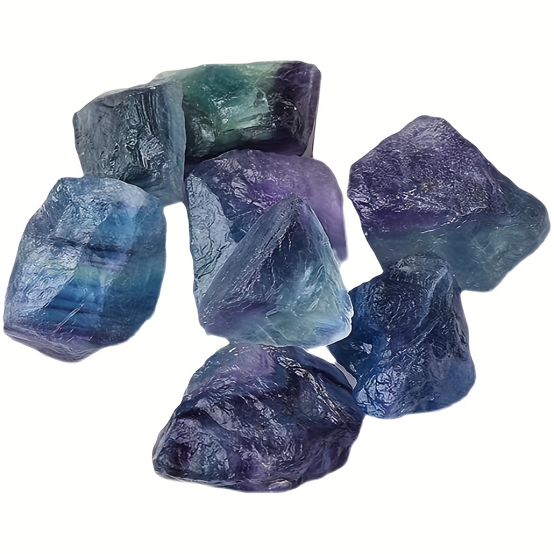 Natural Rainbow Fluorite Rough Stone