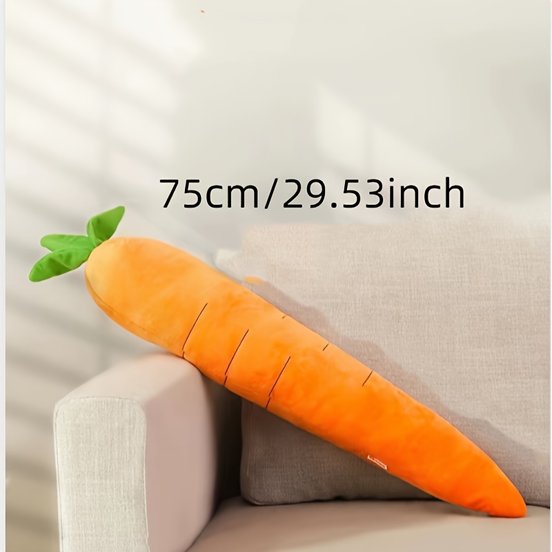 Large Carrot Design Pet Grinding Teeth Squeaky Plush Toy - Temu