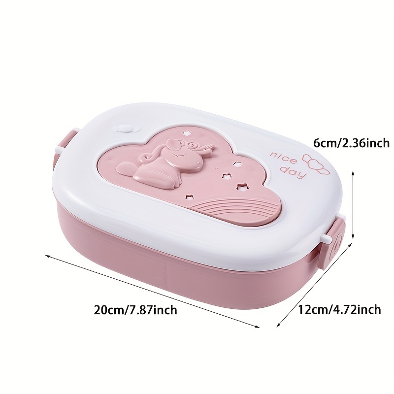 Cute Lunch Box For Kids Compartments Microwae Bento Lunchbox Children Kid  School Outdoor Camping Picnic Food Container Portable