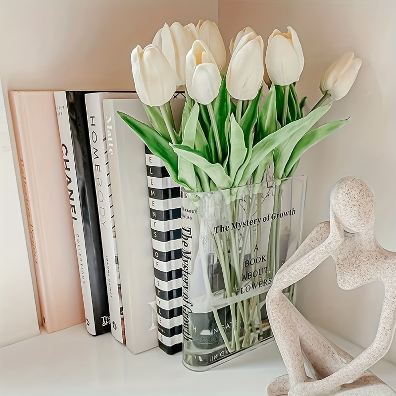 Jarrón blanco pequeño para flores, juego de 6, jarrones bohemios para  flores secas y plantas de casa, jarrones para decoración, jarrón blanco