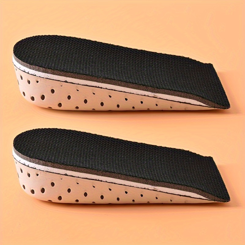 TEMU 2pcs Heightening Insoles, 2/3/4cm/0.79/1.18/1.57inch Heightening Half Pads, Lightweight Comfortable Breathable Sweat-absorbing Pads