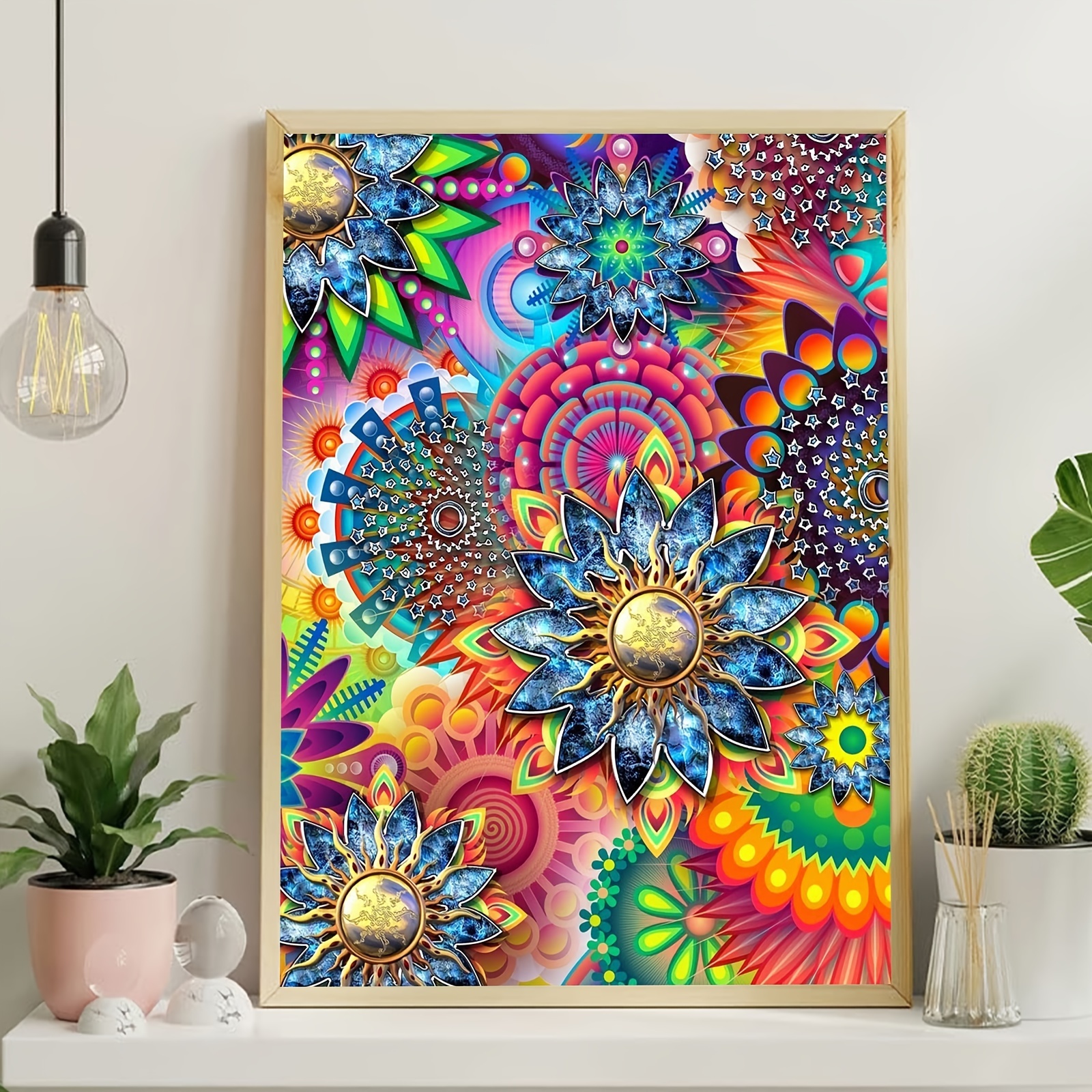 Diamond Art Kits For Adults Kids Round Full 5d Diy Mandala Special Shaped  Diamond Painting Kits Painting By Diamond Art Kits Mandala Picture Art For  H