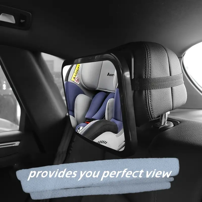 Baby Car Seat Rearview Mirror - Weitwinkel-Sicherheitsspiegel Für  Babyschalen, Klare Reflexion, Nicht-glasiges Material, 360-Grad-drehbare