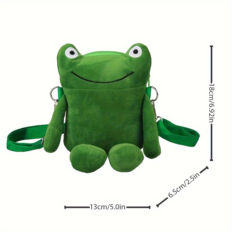 Cute Mini Frog Crossbody Shoulder Bag Plush Coin Purse - Temu Canada