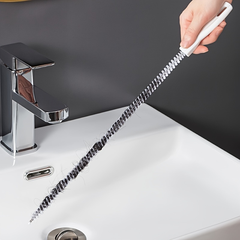 1pc Household Drain Hair Remover, Plunger, Toilet Dredge Tool, Drain Hook,  Kitchen Sink Pipe Cleaning Brush, Bathroom Drain Unblocker