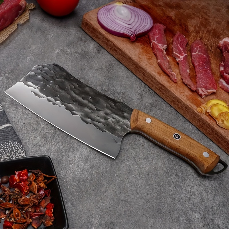 Kitchen Knife Stainless Steel Slicing Knife Retro Forged Small Kitchen Knife  Lightweight Ladies Kitchen Knife Chef Knife