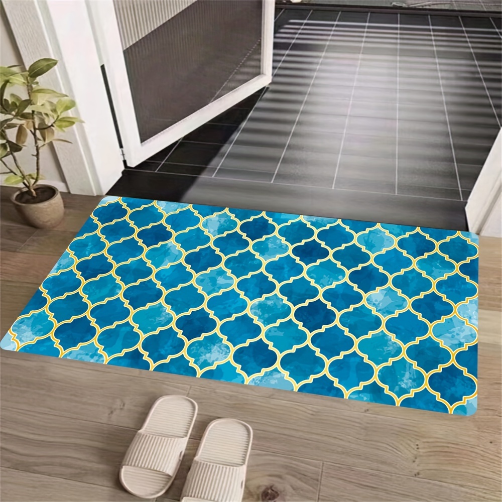 Antifatigue Kitchen Bath Door Mat Cushioned Runner Rug,Washable