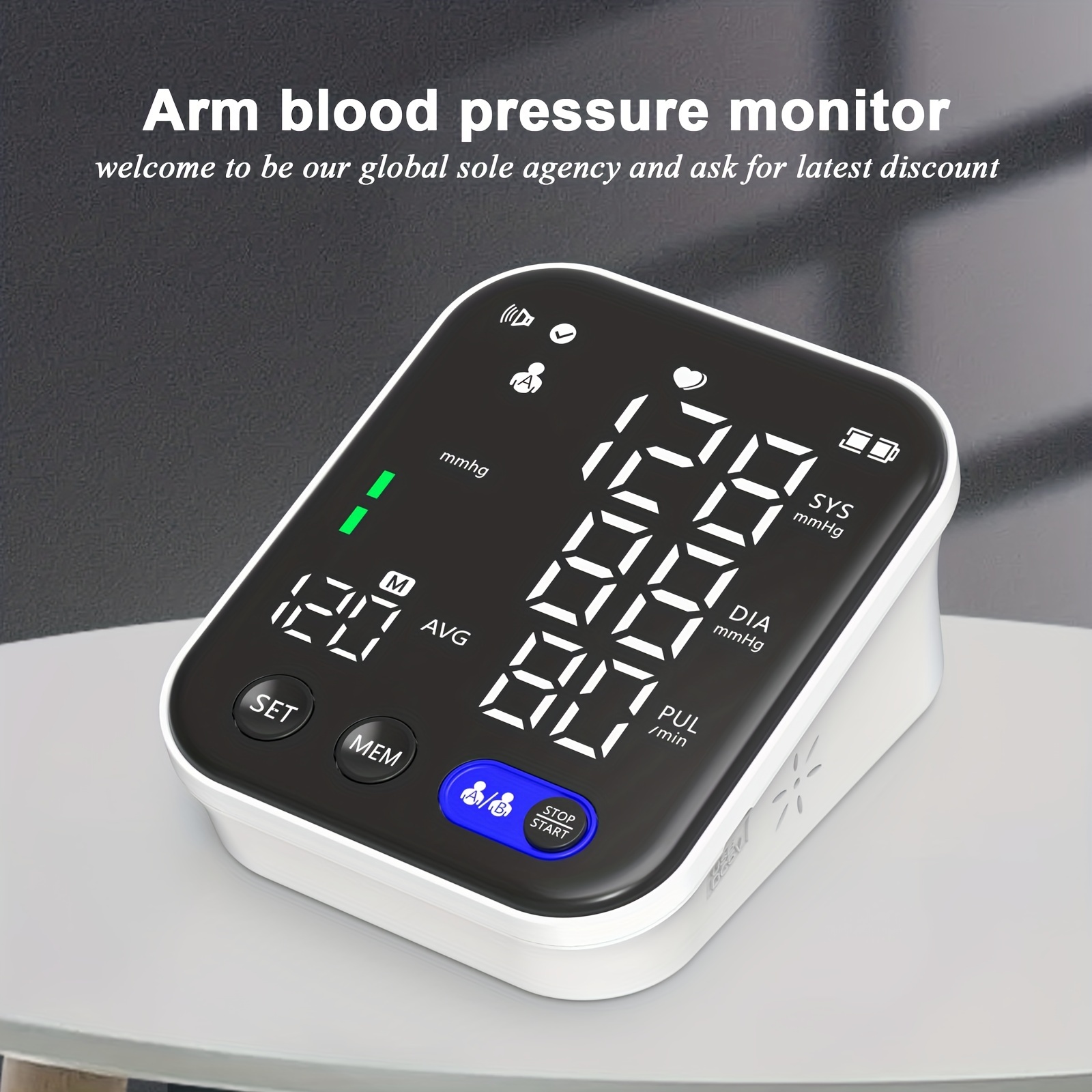 LAZLE Blood Pressure Monitor Automatic Upper Arm Adjustable JPD-HA101