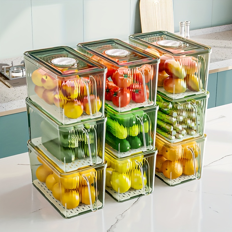 Hadanceo Food Storage Box Eco-friendly Food Grade Fridge Storage