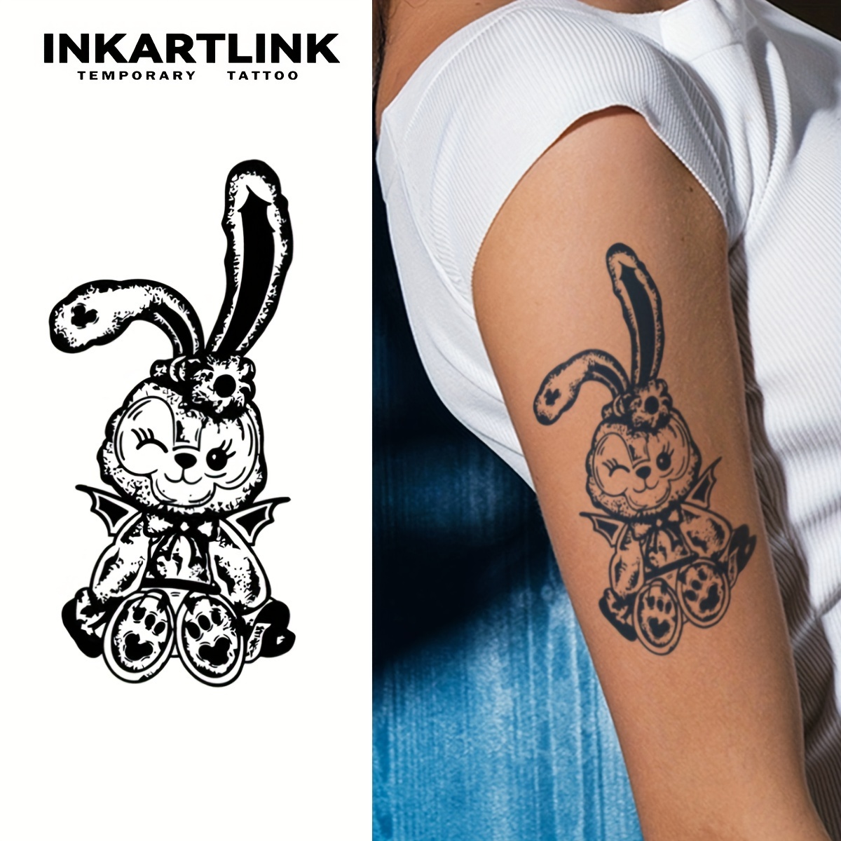 Pegatinas Tatuaje Panda Pegatinas Tatuaje Divertidas Dibujos - Temu