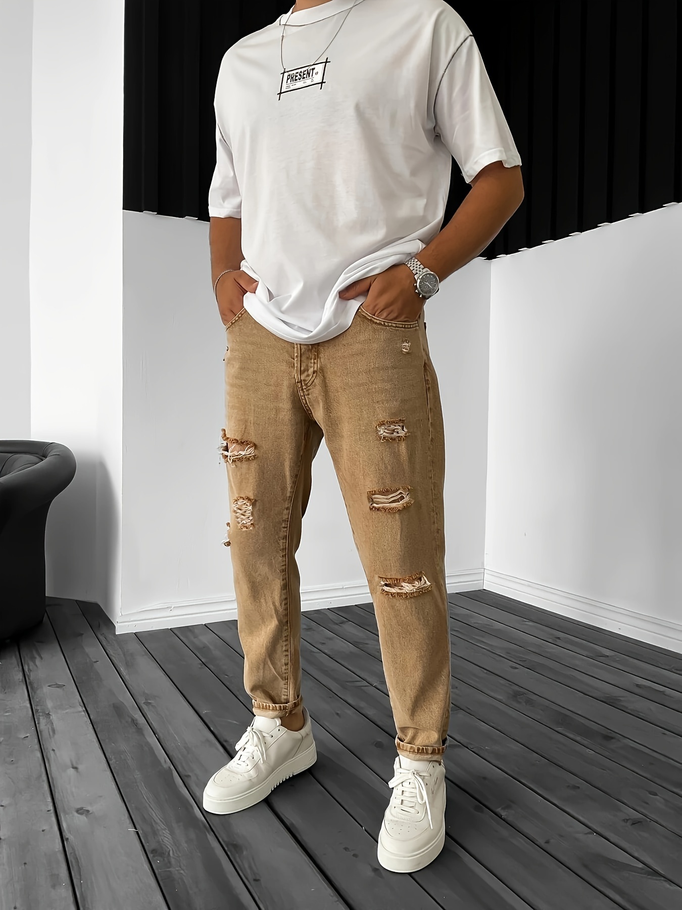 pantalones holgados para hombre - Precios y Ofertas - mar. de 2024