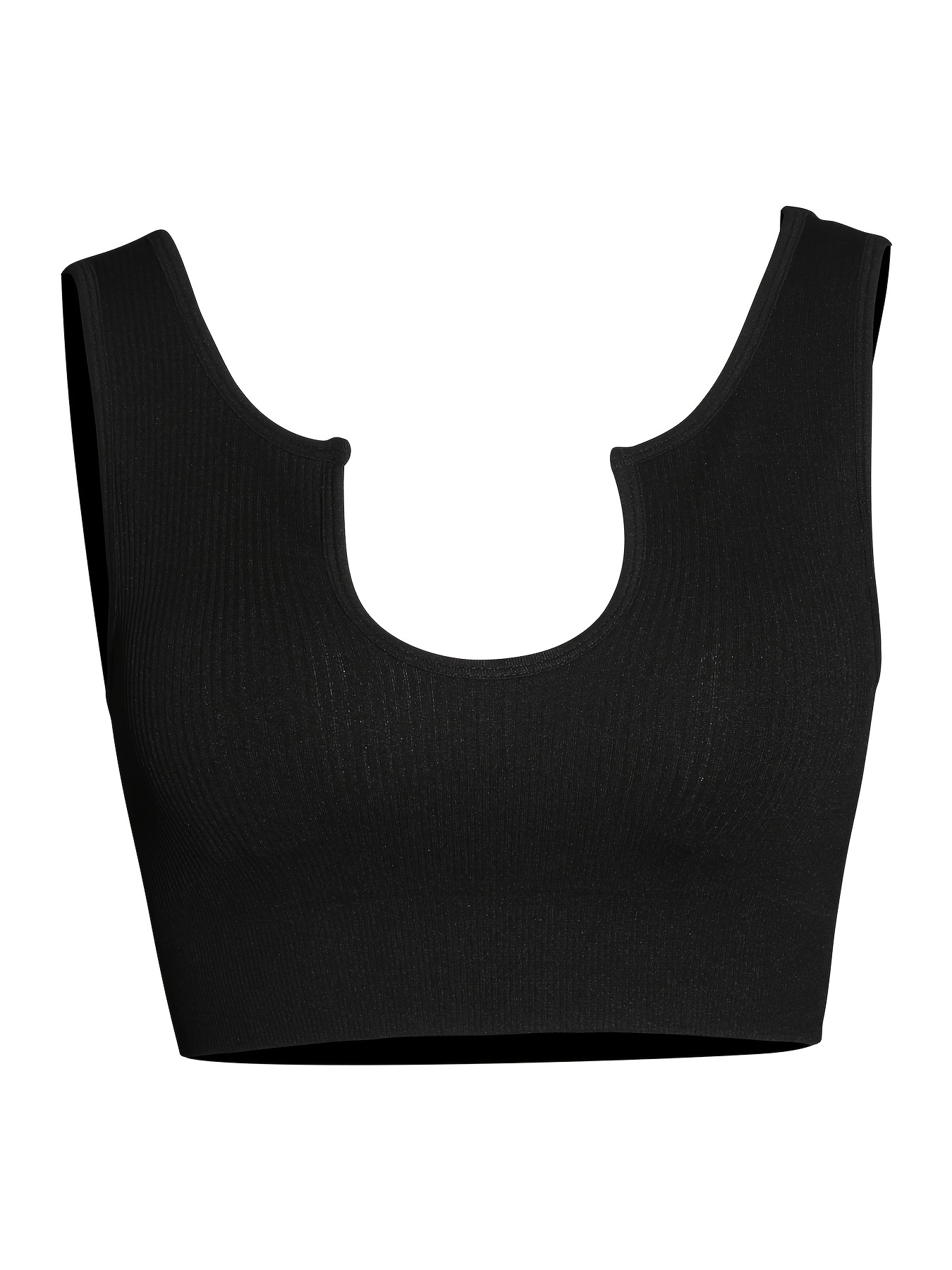 Thread Style Workout Outfits Women Ribbed Seamless Crop Tank - Temu Canada