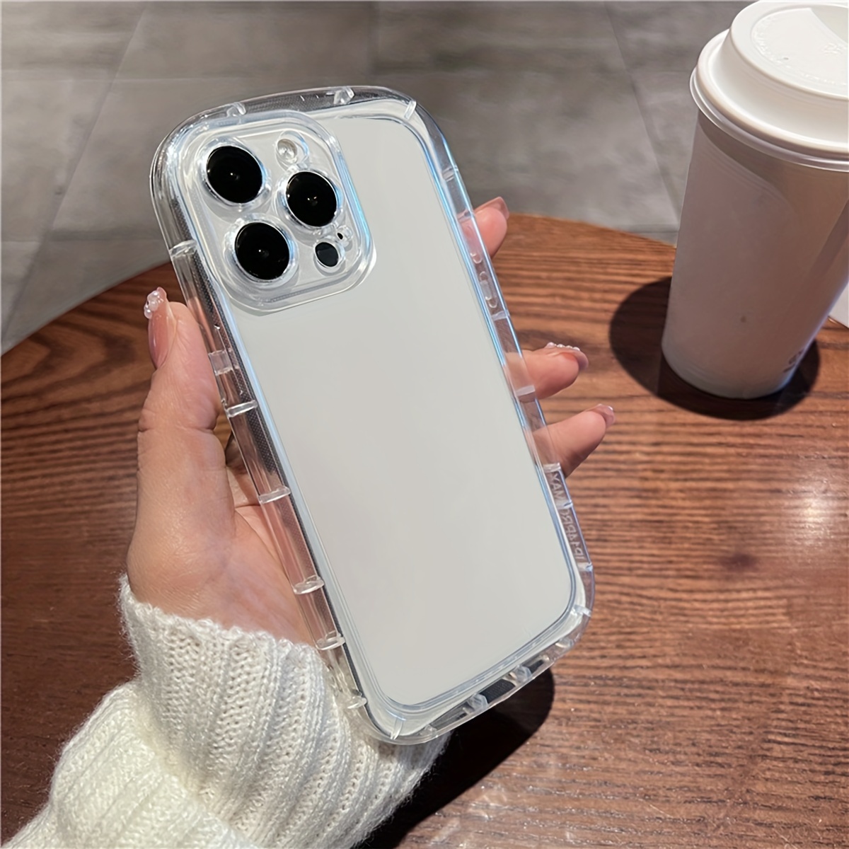 Transparent Tpu Soft Case No Yellowing Anti fingerprints No Temu