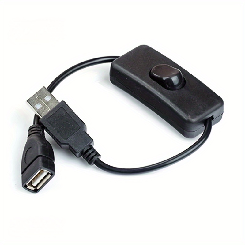 30cm Câble USB Avec Interrupteur, Utilisé Pour Lampe USB, Ventilateur USB  Cordon D'alimentation, Adaptateur Durable - Temu France