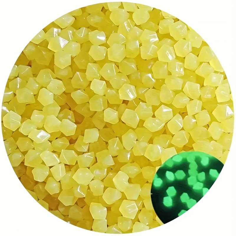 50pcs Glow In The Dark Pebbles for Garden and Wedding Decor