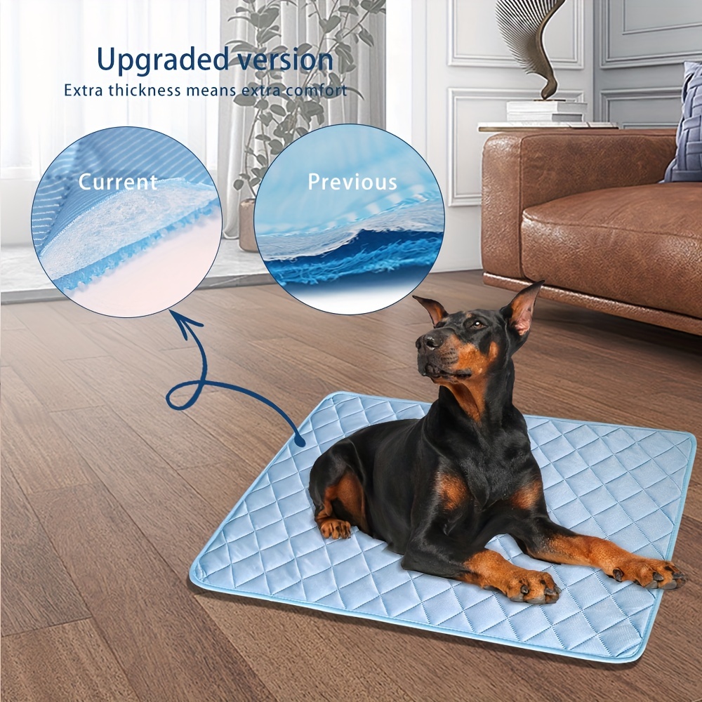 Dog Self Cooling Mat Pet Washable Summer Cooling Pads Cooling