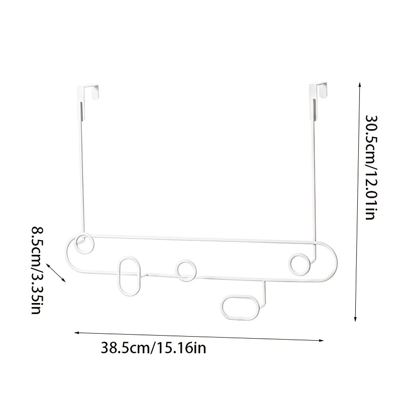 1 Pz. Gancio Sopra Porta Resistente Gancio Porta 5 Ganci - Temu Italy