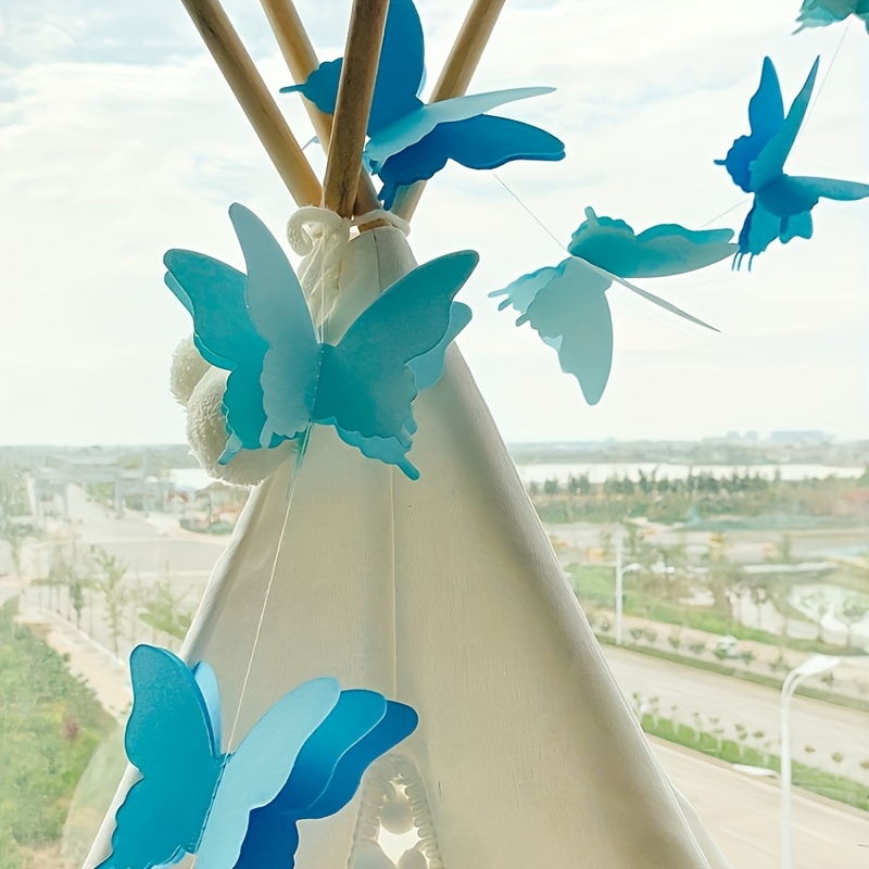 18pcs Butterfly Paper Birthday Party Decoration Set