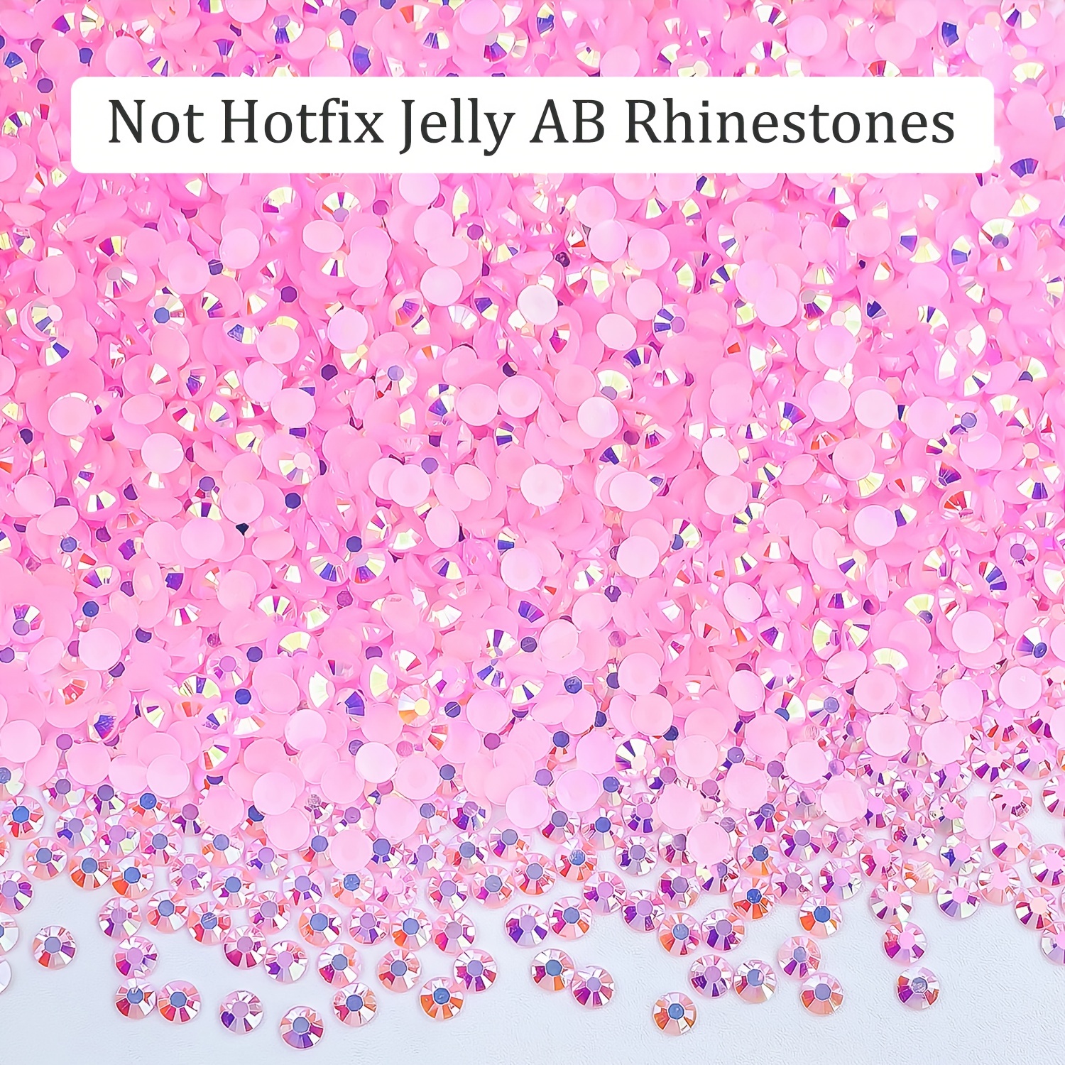 AB Light Pink Jelly Rhinestone