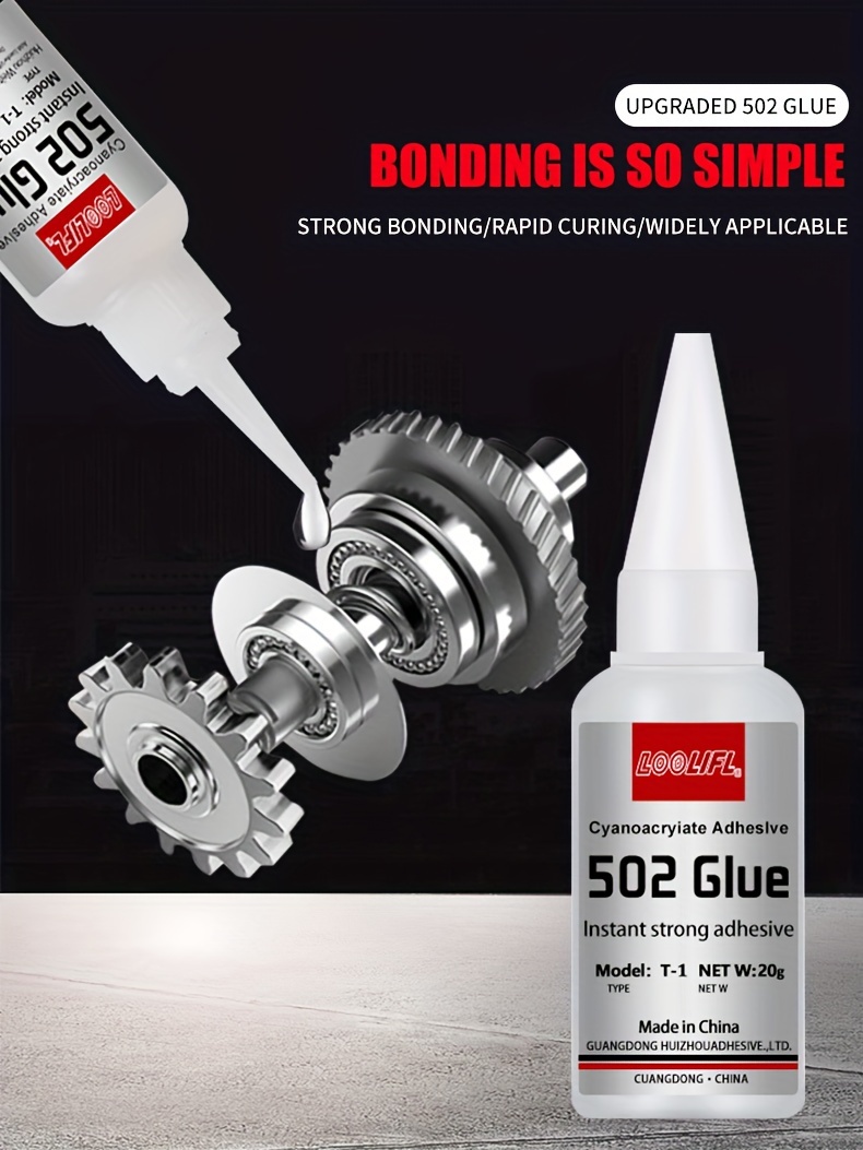 Instant Curing High Strength Bond 502 Superglue 20g - China Super