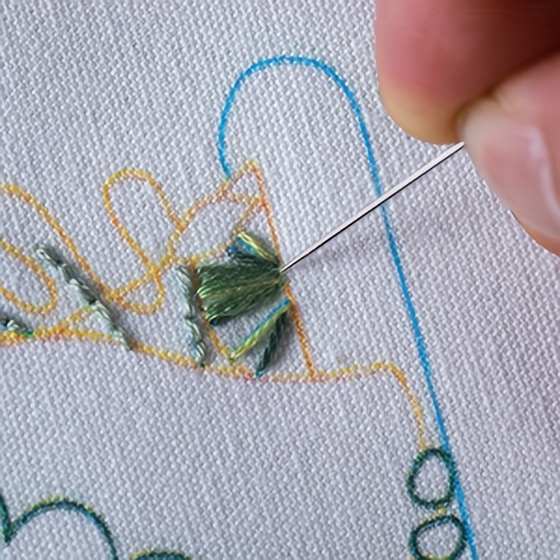 25Pcs Large Eye Sewing Needles For Cross Stitch Knitting Needle