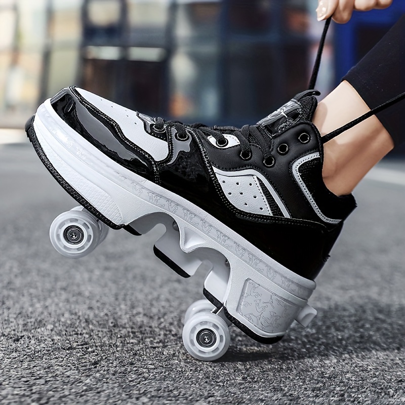 Chaussures à Roulettes Enfants - Roue Arrière Rétractable - Taille 37 EU