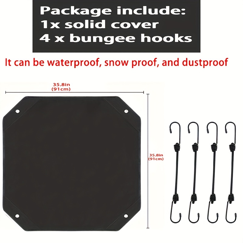 600D Heavy Weight Outdoor AC Cover for Central Air Conditioning