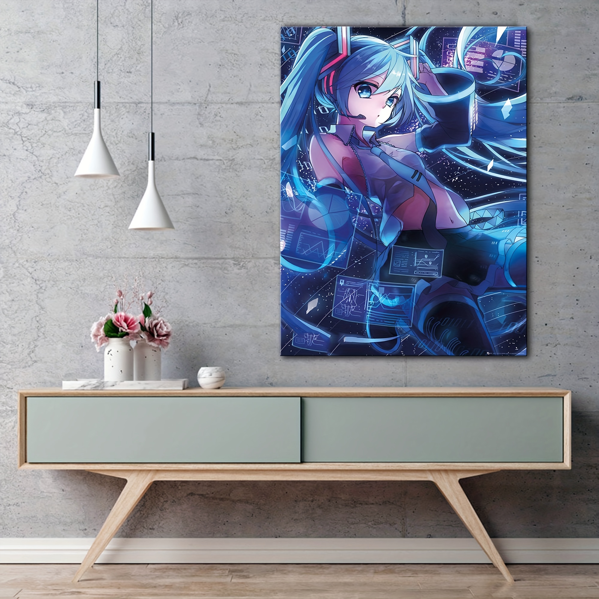 Manga Wall Decoration Painting, Manga Girl Room Wall Poster