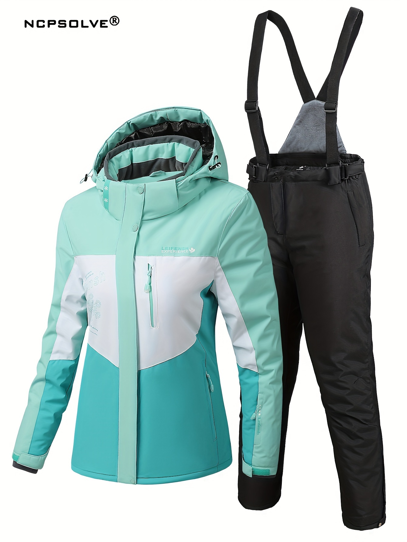 HOTIAN Women's Ski Jackets and Pants Set Windproof Waterproof Insulated  Snowsuit Winter Warm Snowboarding Snow Coat : : Fashion