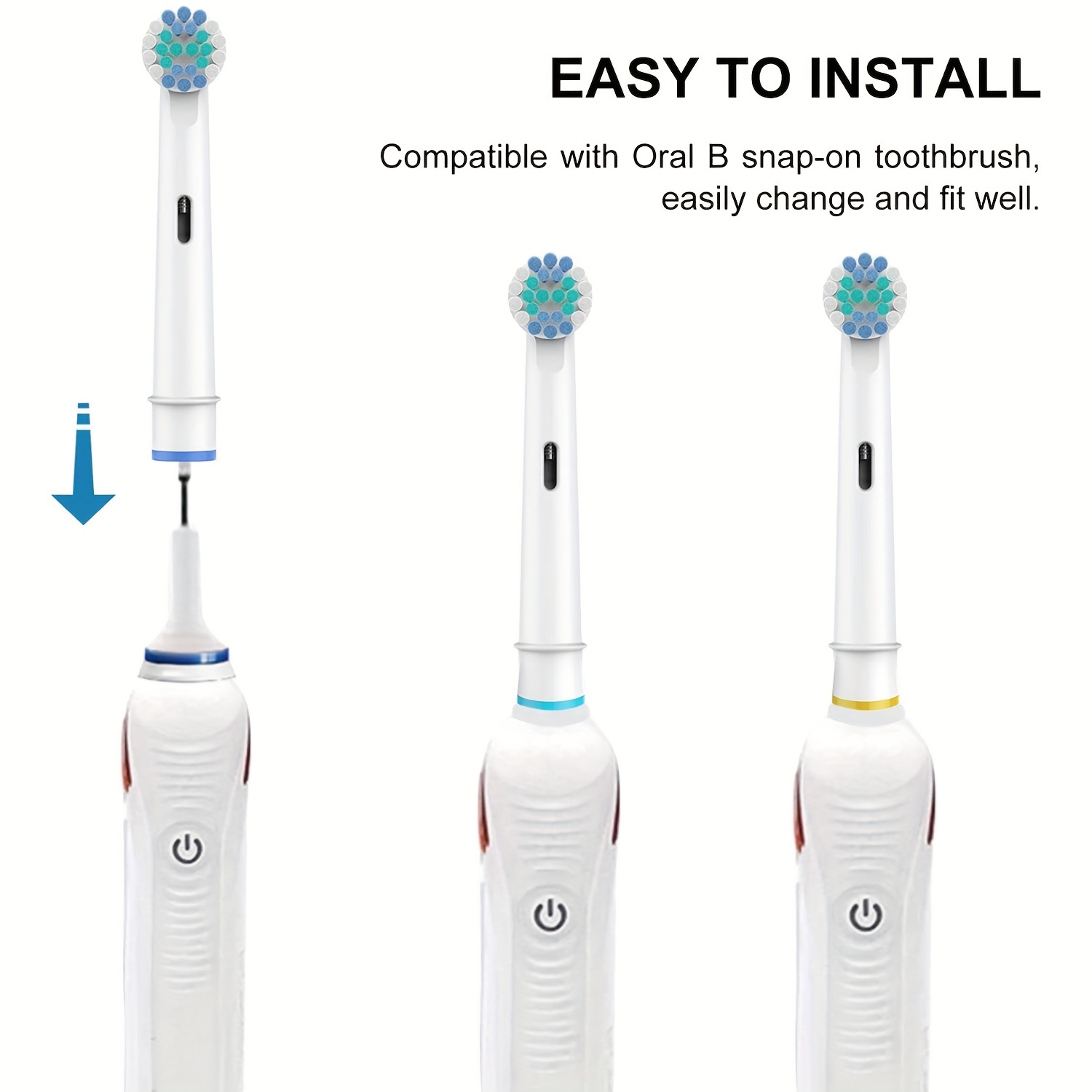 Replacement Heads Compatible With Braun Oral B Electric Toothbrush