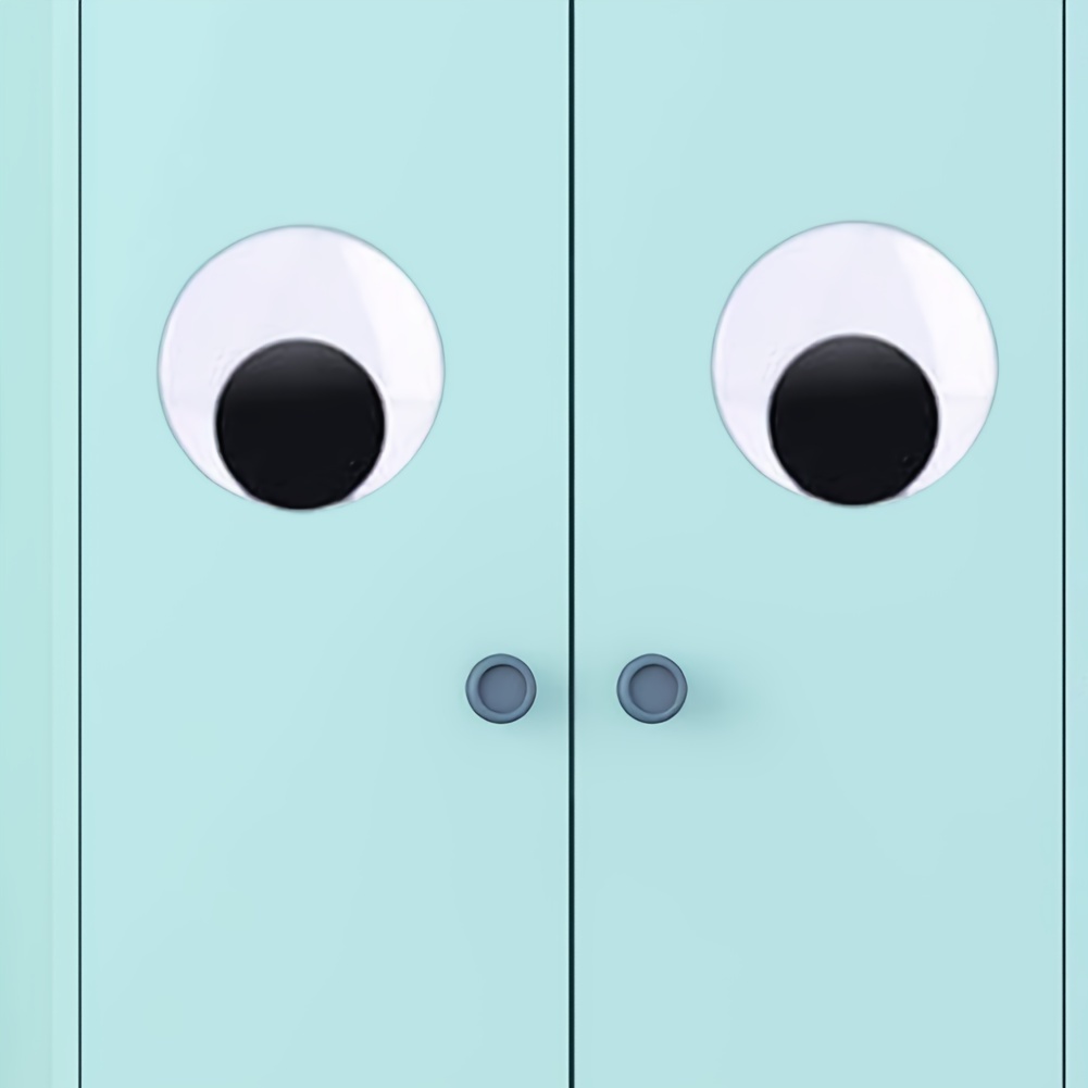 Giant Wiggle Eyes With Self Adhesive Black White Googly Eyes - Temu Mexico