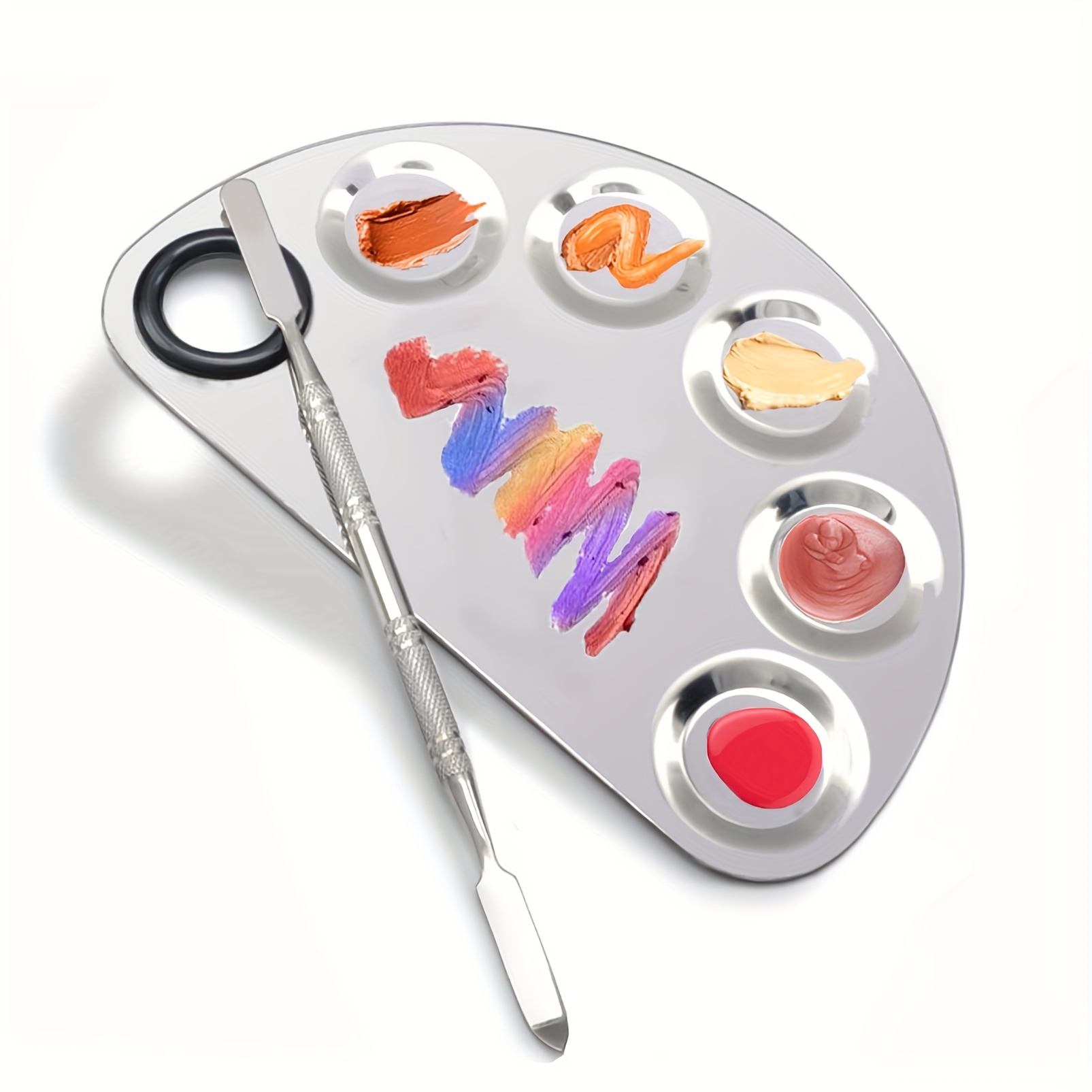 Makeup Palette Set Cosmetic Artist Mixing Palette With - Temu
