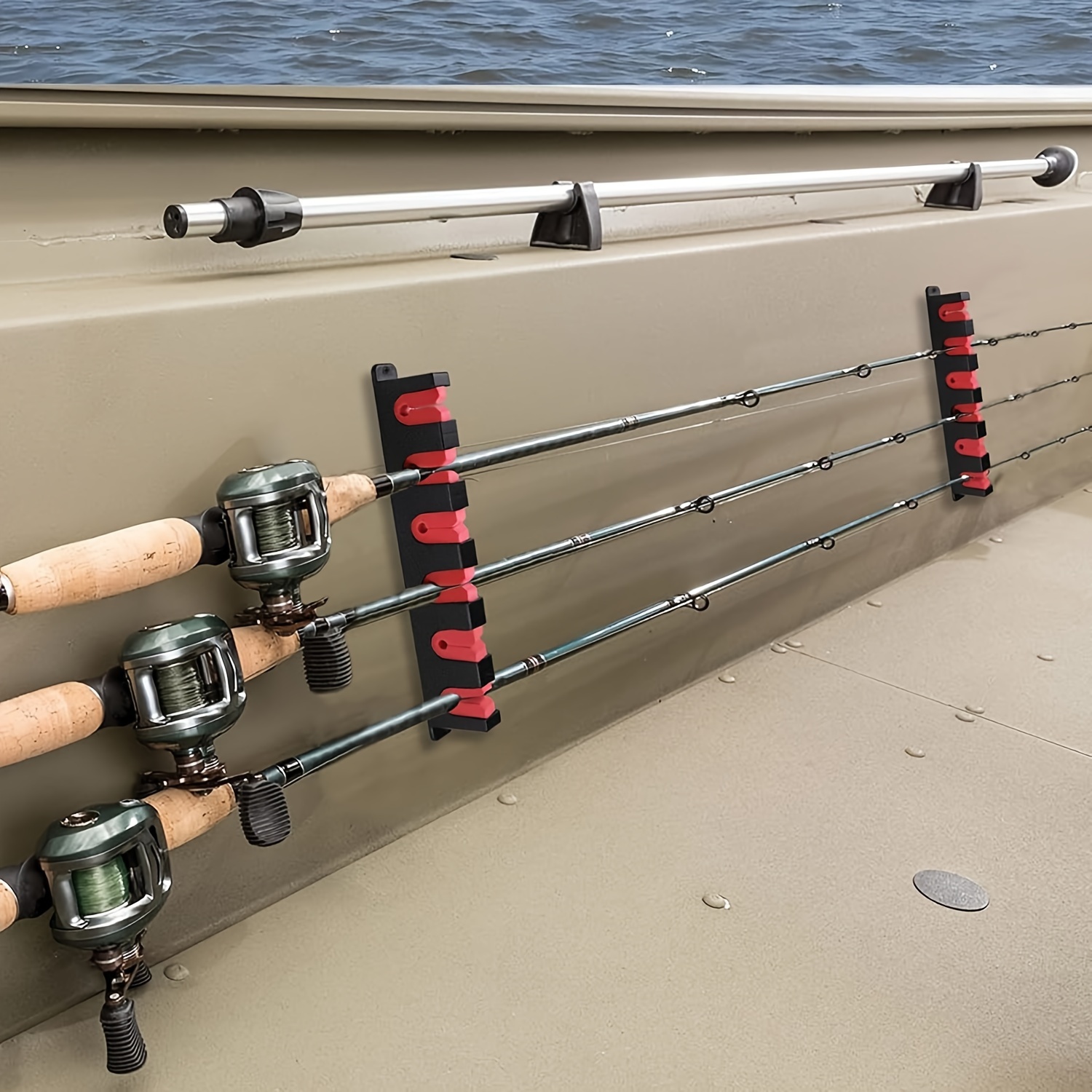 rod and reel holders for boats