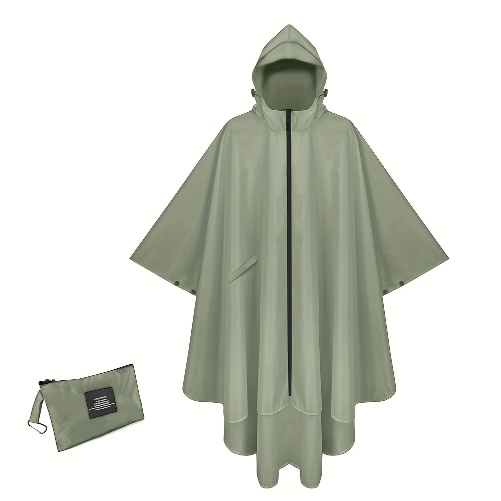 Waterproof Trench Coat Ponchos for Women Breathable Packable Rain
