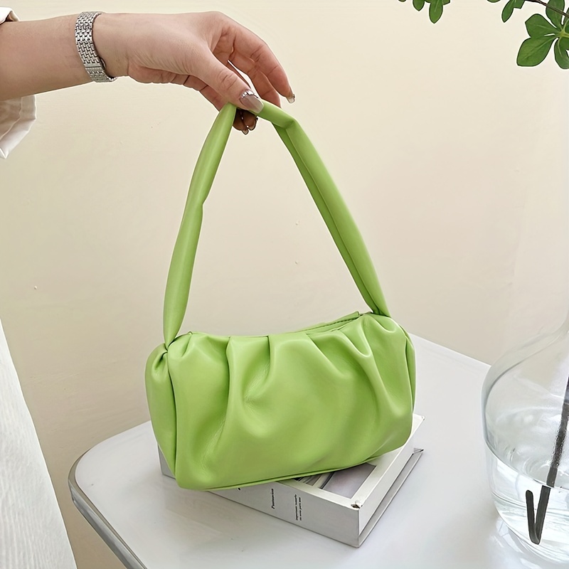 Minimalist Shoulder Ruched Bag