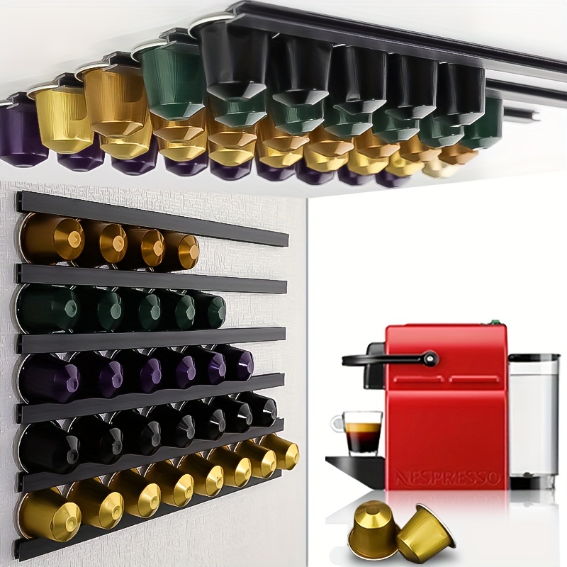 Boîte de rangement de capsules de café Nespresso, améliorée, casier de  rangement, tiroir d'affichage, boîte de rangement