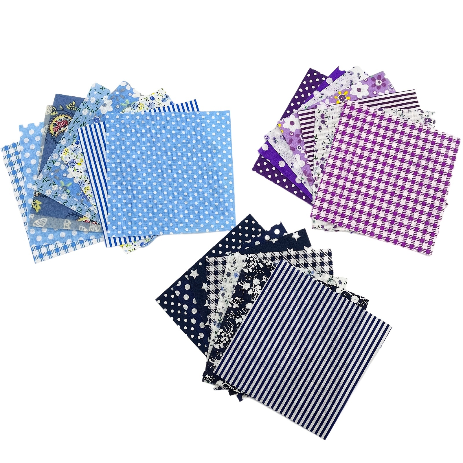 Craft Fabric Bundle Squares Diy Sewing Quarters Bundle - Temu