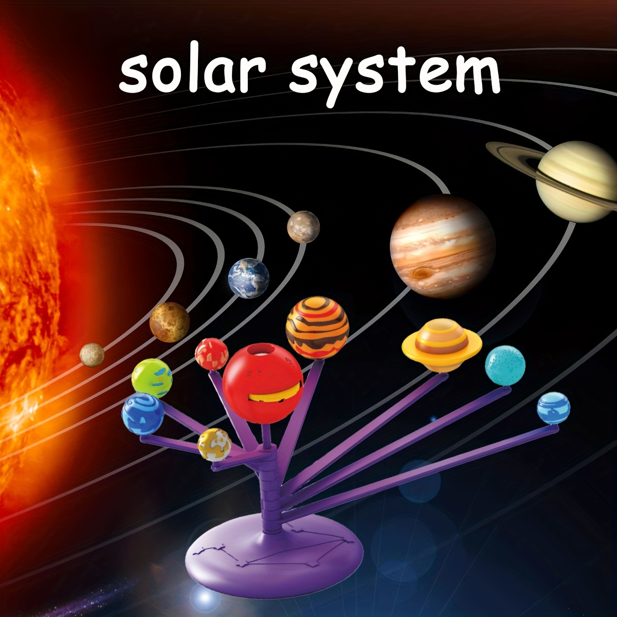 Sistema Solar Niños Juguetes Espaciales Modelo 8 Planetas - Temu
