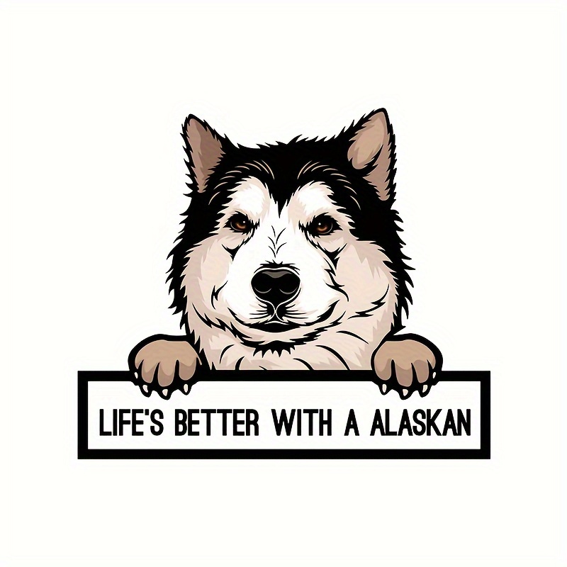 Alaska Stickers, Autocollants De Carrosserie, Autocollants Réfléchissants,  Autocollants De Décoration De Fenêtre De Voiture, Autocollants Décoratifs  Pour Cahier De Voiture - Temu France