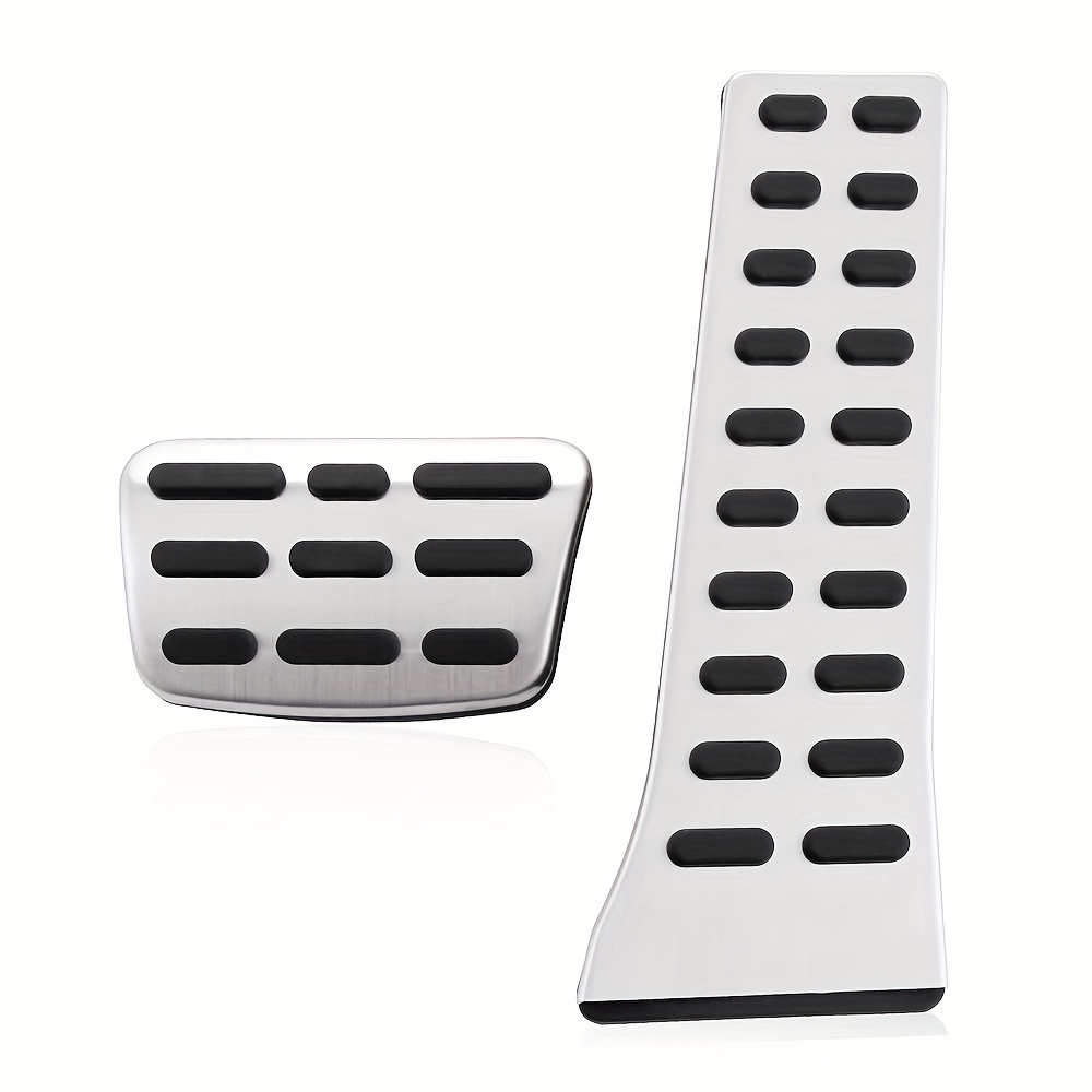 SMDSAZ Auto Stainless Steel Car Gas Pedal Cover Brake Pedals (Color Name :  2Pcs AT) : : Automotive