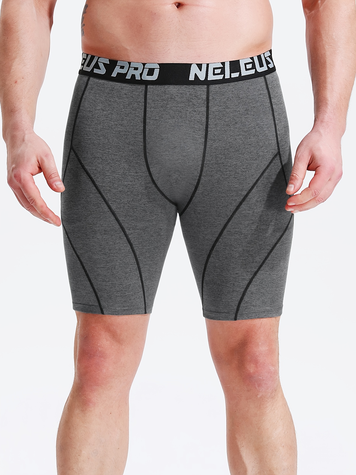 NELEUS Mens 3 Pack Compression Shorts