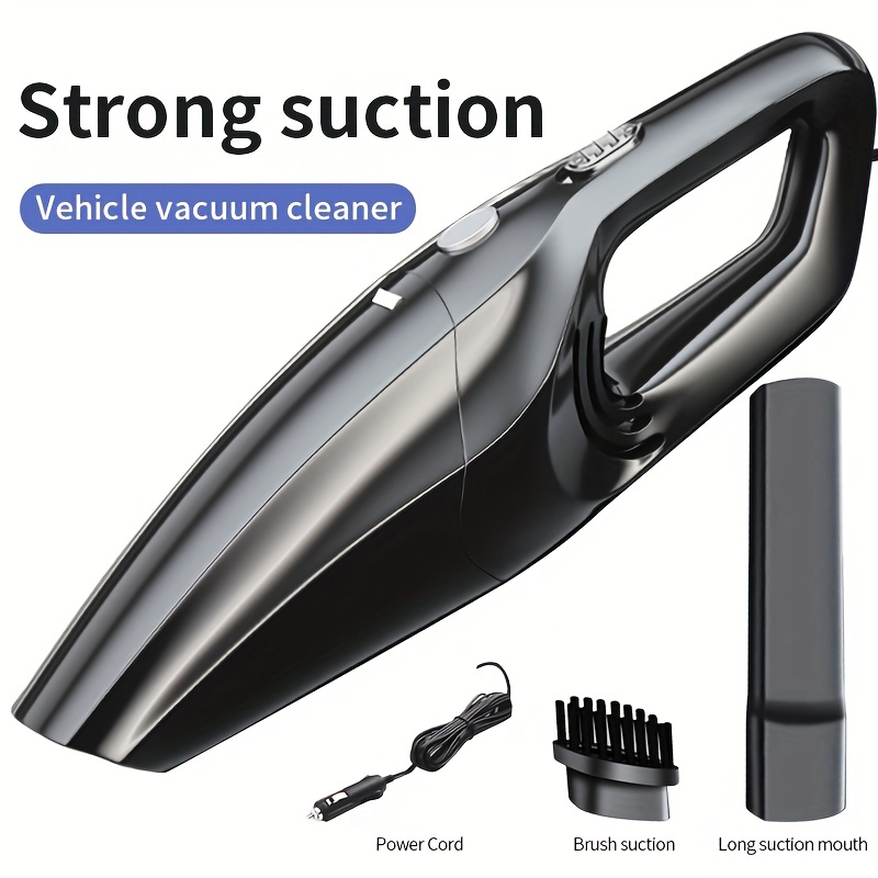 Portable Automotive Wired Vacuum Cleaners-high-power Hand-held Dry Cleaning  Tools, Including Car Travel Necessities For Detailed Tools - Temu