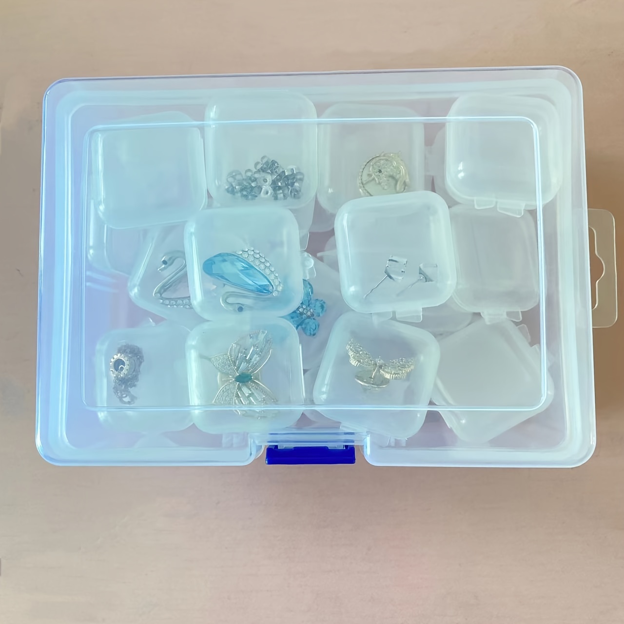 Plastic 8-Compartment Organizer Box