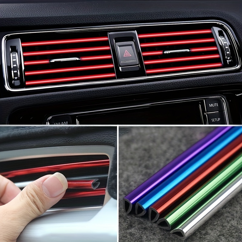 Car Interior Moulding Trim, 16.4Ft Car Interior Trim Strips Universal  Waterproof Bendable Car Decorative Filler Insert Strips with Installing  Tool