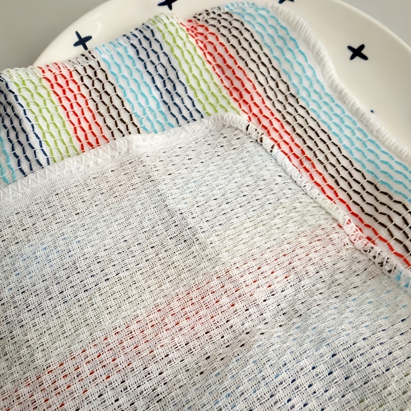 Cotton Dish Rag, Cotton Korean Striped Cotton Kitchen Dish Towel