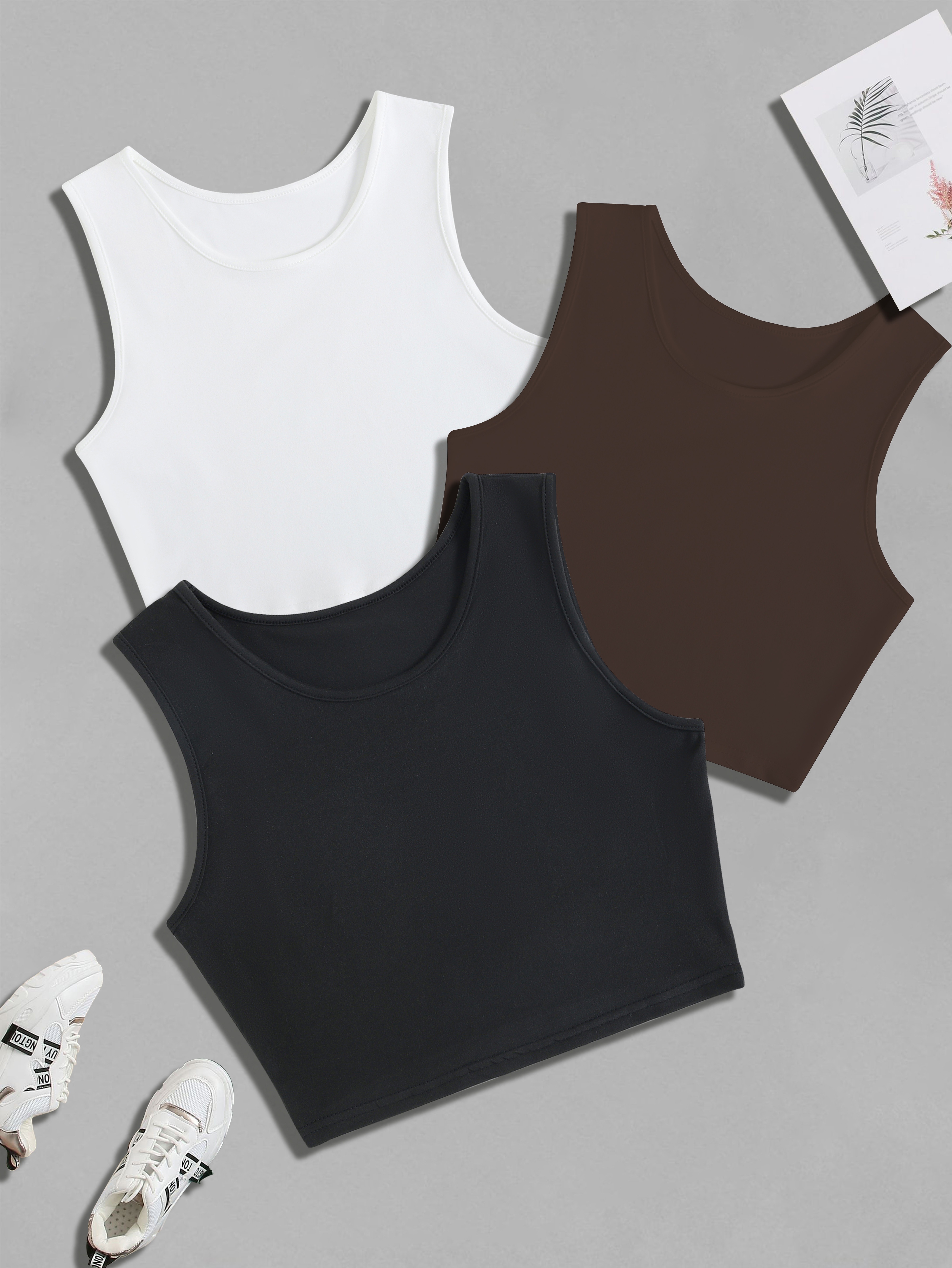 3PCS Womens Camisole Tops for Summer - Women's Cami Tank Top