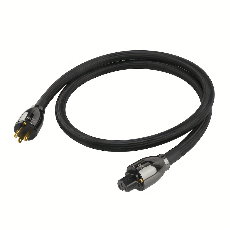 TODN HIFI OCC power cable hifi high end audio cable gold plated plug US  Vseries connection filter